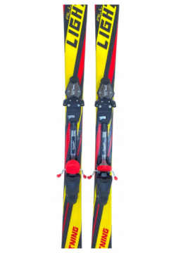 Горные лыжи с креплениями Lightning Xwing All Mountain 72 Black/Yellow + кр  Snoway SX 10