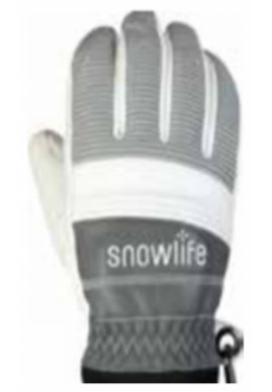 Перчатки Snowlife Classic Leather Glove Grey/DK`Grey