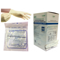 Перчатки SFM латексные стерильные М S F M  Hospital Products