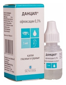 Данцил (фл  кап глаз ушн капли 0 3% 5мл) Sentiss