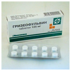 Гризеофульвин таблетки 125мг №20 Биосинтез ОАО 