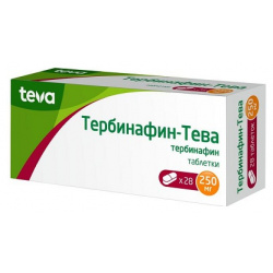 Тербинафин Тева таблетки 250мг №28 Teva 
