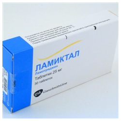 Ламиктал таблетки 25мг №30 GlaxoSmithKline Pharmaceuticals C A 