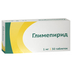 Глимепирид (таб  1мг №30) Озон ООО