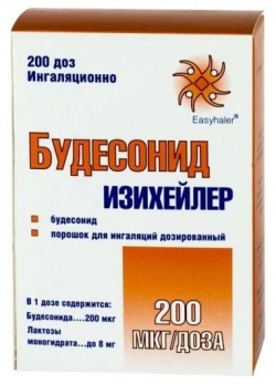 Будесонид Изихайлер (пор  д/инг дозир 0 2 мг/доза 200доз ингал 5г) Orion