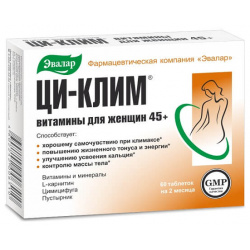Ци клим витамины для женщин 45+ таблетки №60 Эвалар ЗАО 