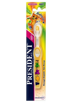 Зубная щетка "Президент" (арт354 от0 до4лет мяг ) Betafarma S p A 