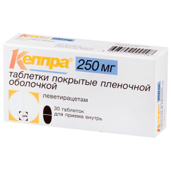 Кеппра таблетки 250мг №30 UCB Pharma GmbH/NextPharma 