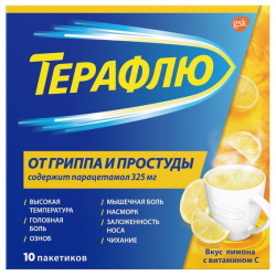 ТераФлю лимон пакетики №10 Novartis 