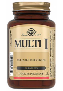 Солгар мульти 1 таб  №60 Solgar Vitamin and Herb