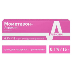 Мометазон Акрихин 0 1% крем 15г ОАО 