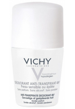 Виши дезодорант шариковый 48 часов для чувствительной кожи 50мл VICHY 