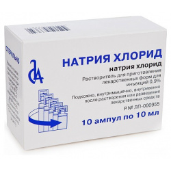Натрия хлорид (амп  0 9% 10мл №10) Славянская Аптека ООО
