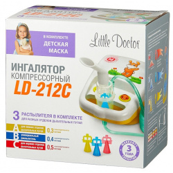 Ингалятор компрессорный LD 212C детский желтый Little Doctor International 
