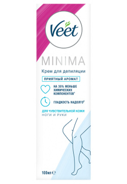 Veet Minima крем для депиляции (д/чувствит  кожи 100мл) Reckitt Benckiser