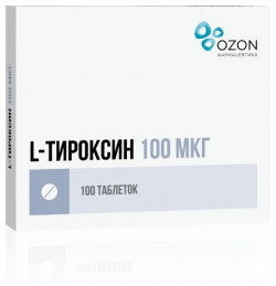 Л Тироксин 100 (таб  100мкг №100) Озон ООО