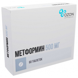 Метформин (таб  500мг №60) Озон Фарм ООО