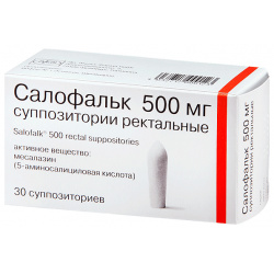 Салофальк (супп  500мг №30) Dr Falk Pharma/Вифор