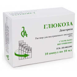 Глюкоза (амп  40% 10мл №10) Славянская Аптека ООО