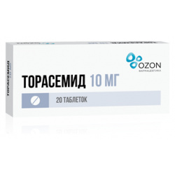 Торасемид (таб  10мг №20) Озон ООО