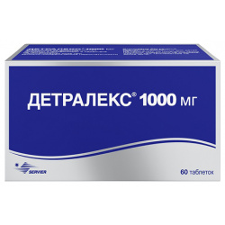 Детралекс таблетки 1000мг №60 Сервье Рус ООО 
