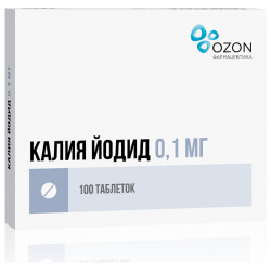 Калия йодид (таб  100мкг №100) Озон ООО
