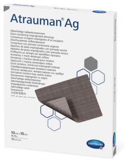 Мазевая повязка Atrauman Ag (Атрауман Аг) стерильная 10 х см; шт  Paul Hartmann/ Пауль Хартманн