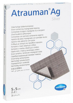 Мазевая повязка Atrauman Ag (Атрауман Аг) стерильная 5 х см №3 Paul Hartmann 