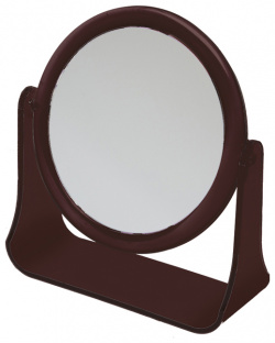 Зеркало настольное в оправе янтарного цвета DEWAL BEAUTY  MR111