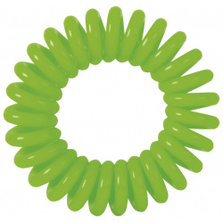 Резинки для волос "Пружинка" цвет зеленый DEWAL BEAUTY  DBR028