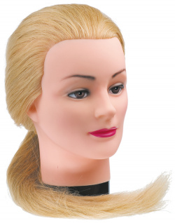 Голова манекен учебная "блондинка" для парикмахеров DEWAL  M 4151XL 408