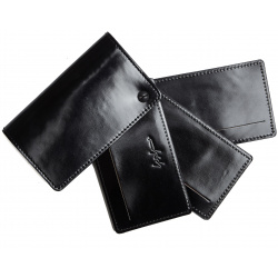 Polished Leather Cardholder Yohji Yamamoto HK A08 723 2