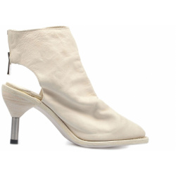 White Leather Ankle Boots Guidi M2/2001T These are manufactured with