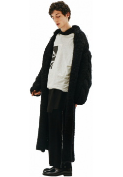 Chunky Knit Long Cardigan Coat Yohji Yamamoto HV K76 184 2