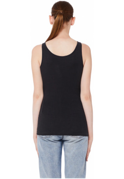 Grey Cotton Ribbed Tank Top James Perse WNL3102/crb