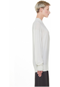 White Wool & Cashmere Taryn Sweater The Row 4660Y196/ivory Spun from a and