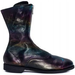 Rainbow Leather Zip Boots Guidi 310/RBW