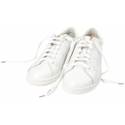 White Leather Foely Folk Sneakers visvim 0117302002005/wht