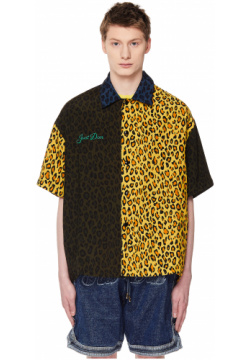 Leopard Warmup Shirt JUST DON SLWU_LEO