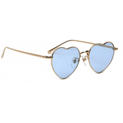 Blue Heartshaped Sunglasses Undercover UCY1E02/blue