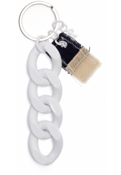 White Keychain with Flag Raf Simons 202 978 75003 00010