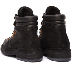 Black Suede Hiking Boots Guidi 19/BLKT