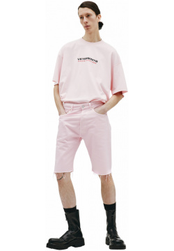 Pink Denim Shorts VETEMENTS ME51PA120P/2803