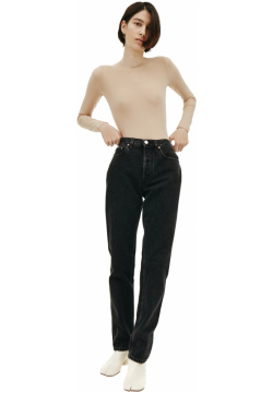 Black High Waisted Jeans VETEMENTS WE51PA140B/2803