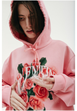 Pink Valentine Embroidered Hoodie Doublet 21SS31CS176/pink