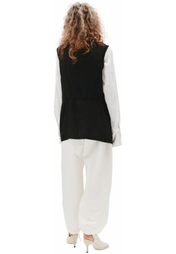 Black Rayon Vest Ys YD V02 201 1