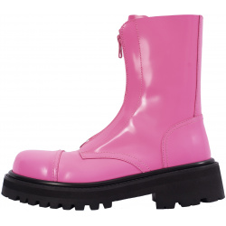 Pink Leather Boots VETEMENTS UE51BO200P/2471