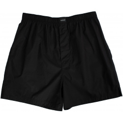 Cotton Boxer Shorts in Black Balenciaga 657042/4A8B7/1000