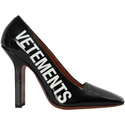Patent leather pumps with Logo VETEMENTS WA52HE100B/2411