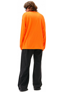 Orange Longsleeve with embroidered logo Balenciaga 541878/TKVH1/7005